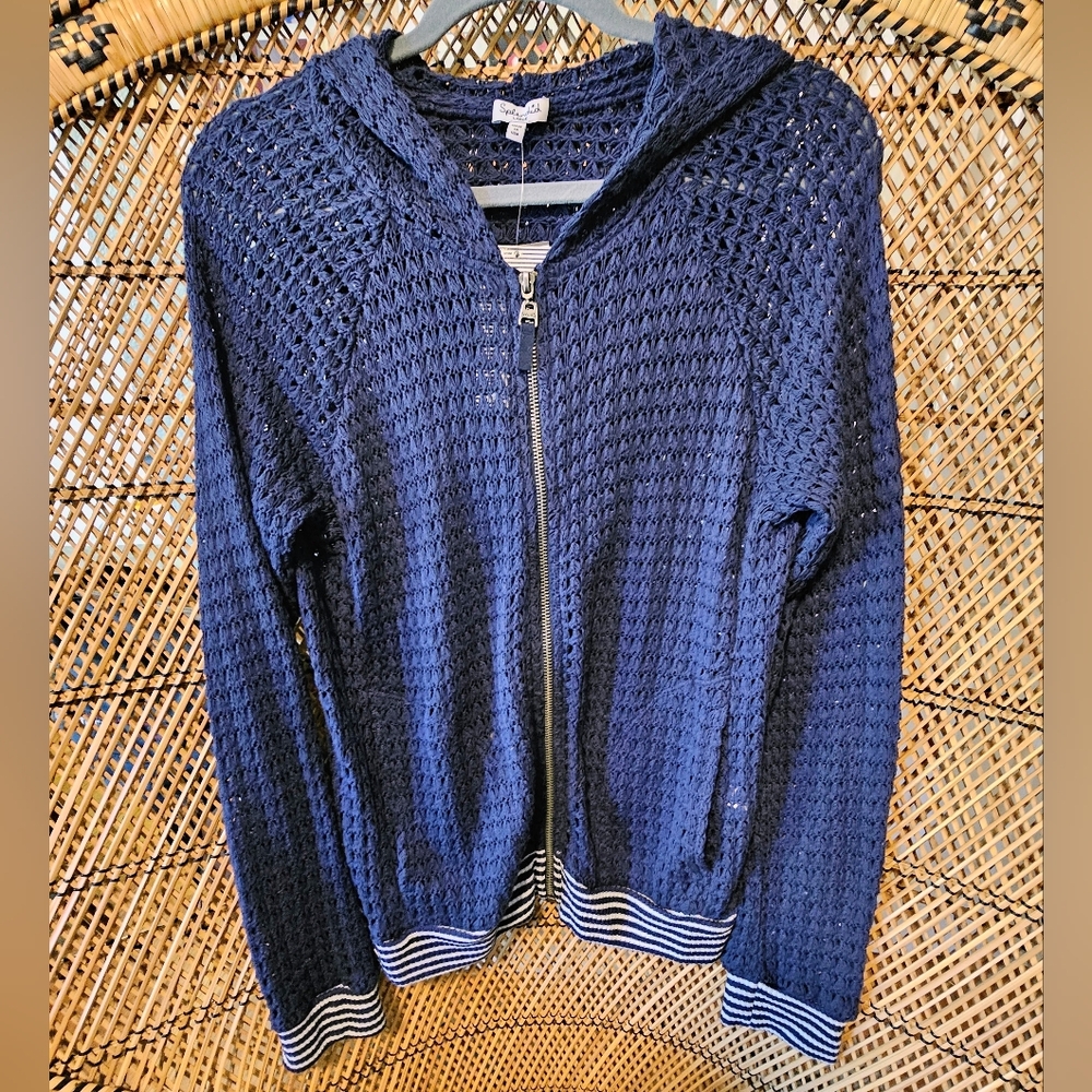 Splendid knit hoodie. NWT Ladies Large